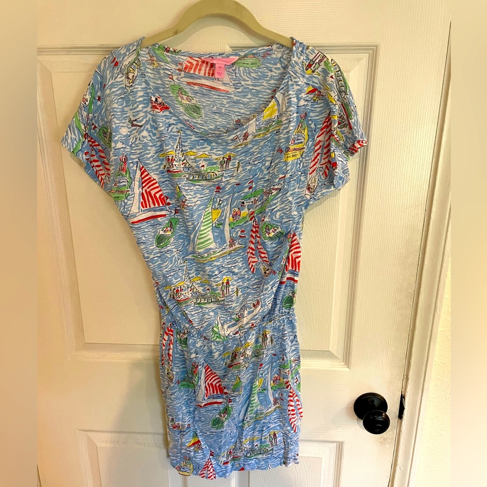 Lilly Pulitzer Sailboat Beach Coverup
